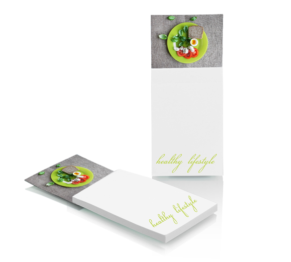 Haftnotiz-Block mit Magnet