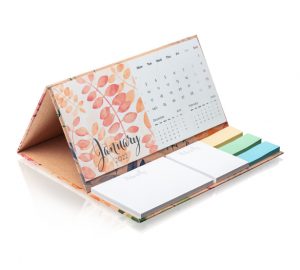 Kalender mit Bookcover-Aufsteller KRAFT