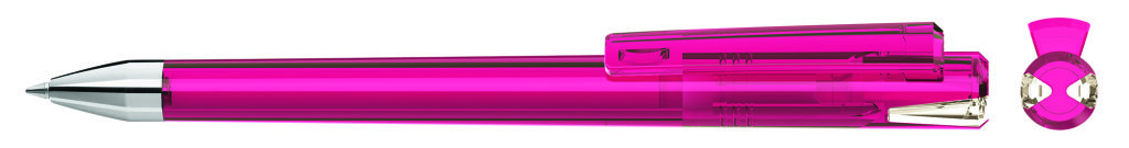 CRYSTAL transparent SI Drehkugelschreiber – Bild 8