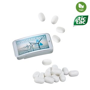 Schiebedeckeldose mit tic tac
