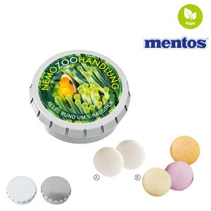SUPER-MINI-Drück-mich-Dose mit mentos