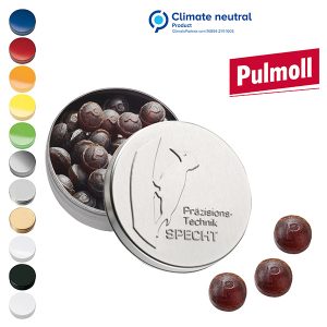 XS-Prägedose mit Pulmoll Original Pastillen