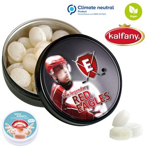 Black or White Dose mit Kalfany Eisbonbons