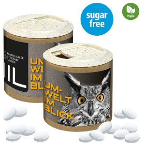 Papier-Werbedose mit Cool Ice