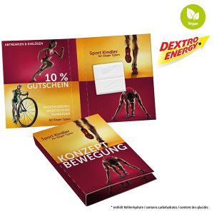 Süßes Briefchen mit DEXTRO ENERGY*