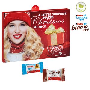 Premium Präsent-Adventskalender BUSINESS mit kinder Minis Mix