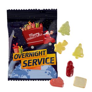 Overnight Weihnachtsfruchtgummi