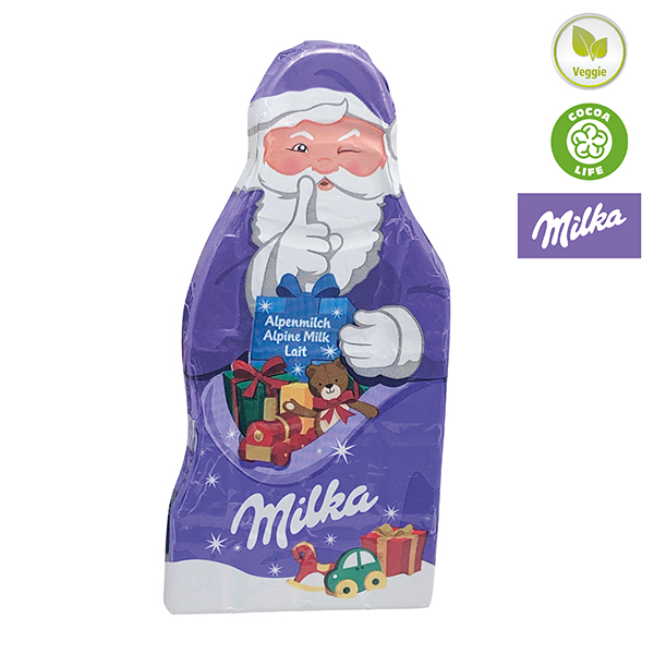 Milka Weihnachtsmanntafel - neutrale Ware