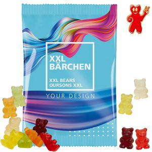 Fruchtgummi 100g mit XXL Bärchen - kleine Menge