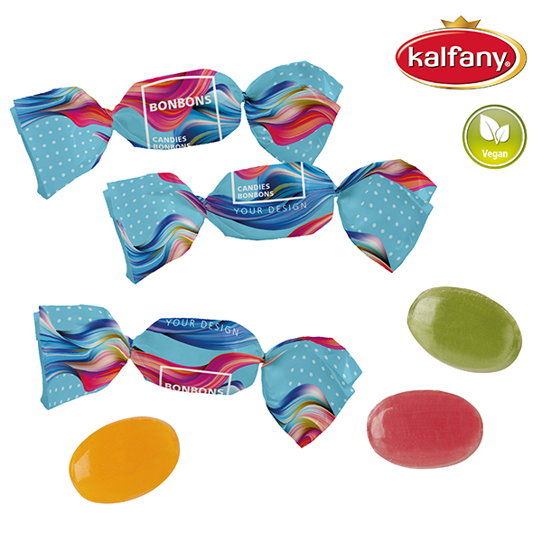 Bonbons im kompostierbaren Werbewickel - kleine Menge