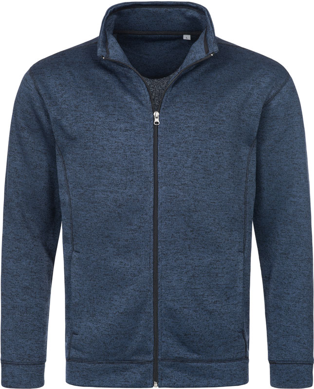 Stedman | Knit Fleece Jacket Men – Bild 4