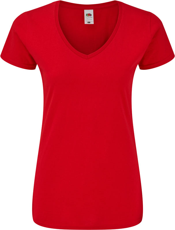 F.O.L. | Lady-Fit Iconic 150 V-Neck T – Bild 3
