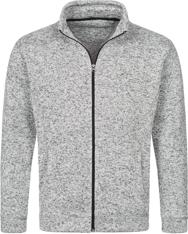 Stedman | Knit Fleece Jacket Men – Bild 2