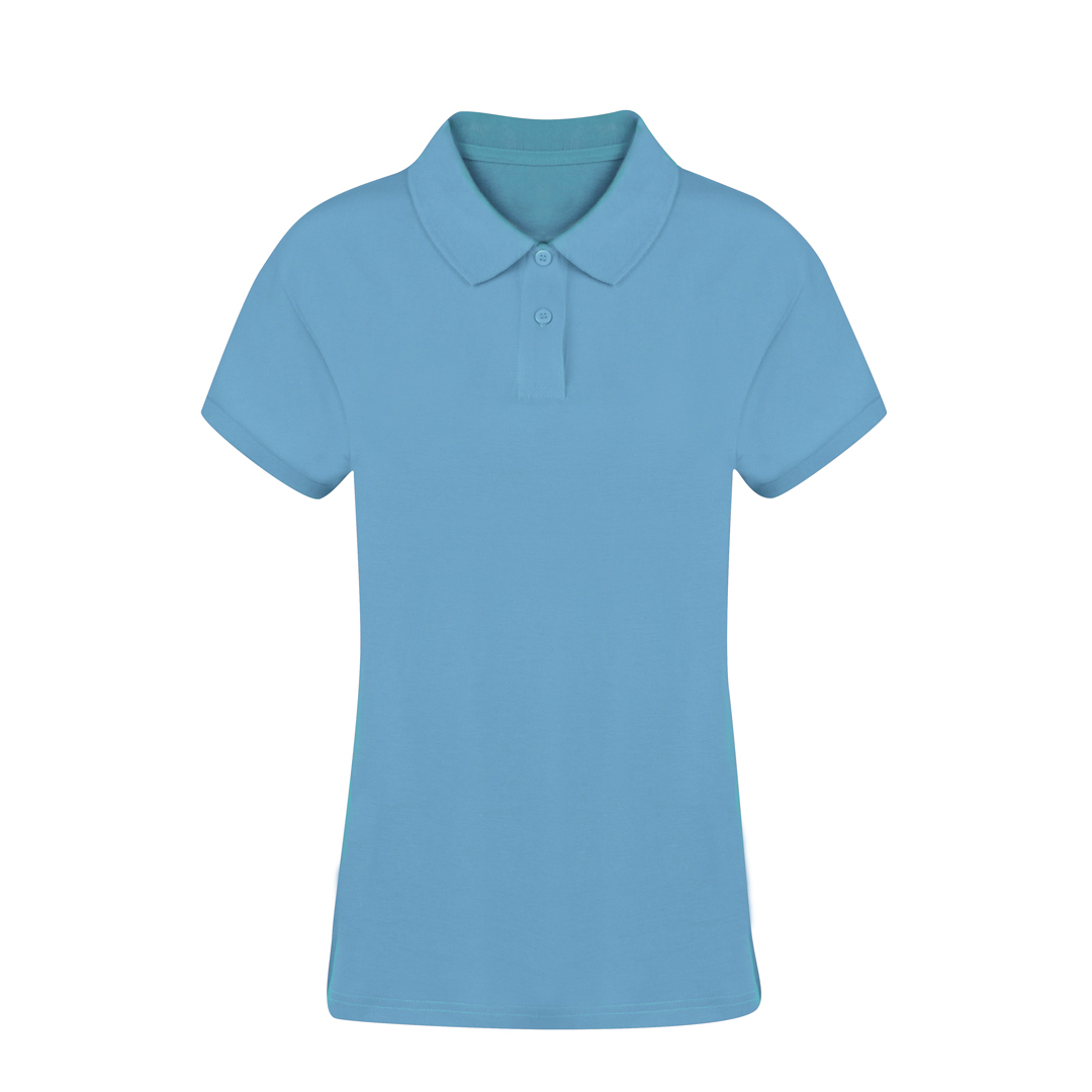 Erwachsene Frauen Farbe Polo-Shirt – Bild 3