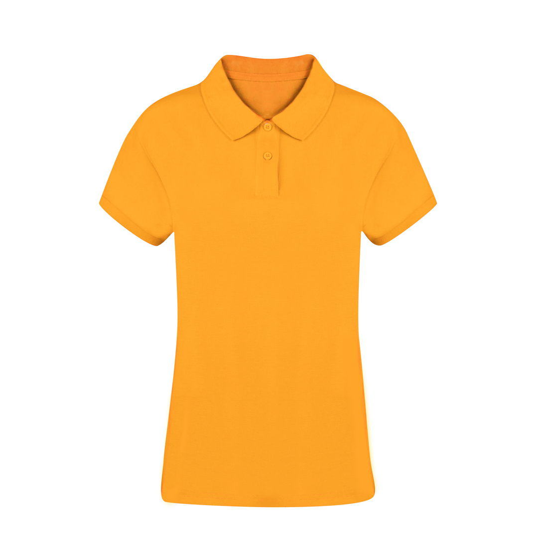 Erwachsene Frauen Farbe Polo-Shirt – Bild 4