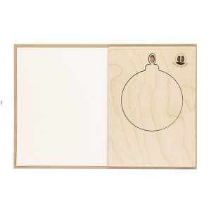 Ornament Weihnachtskarte