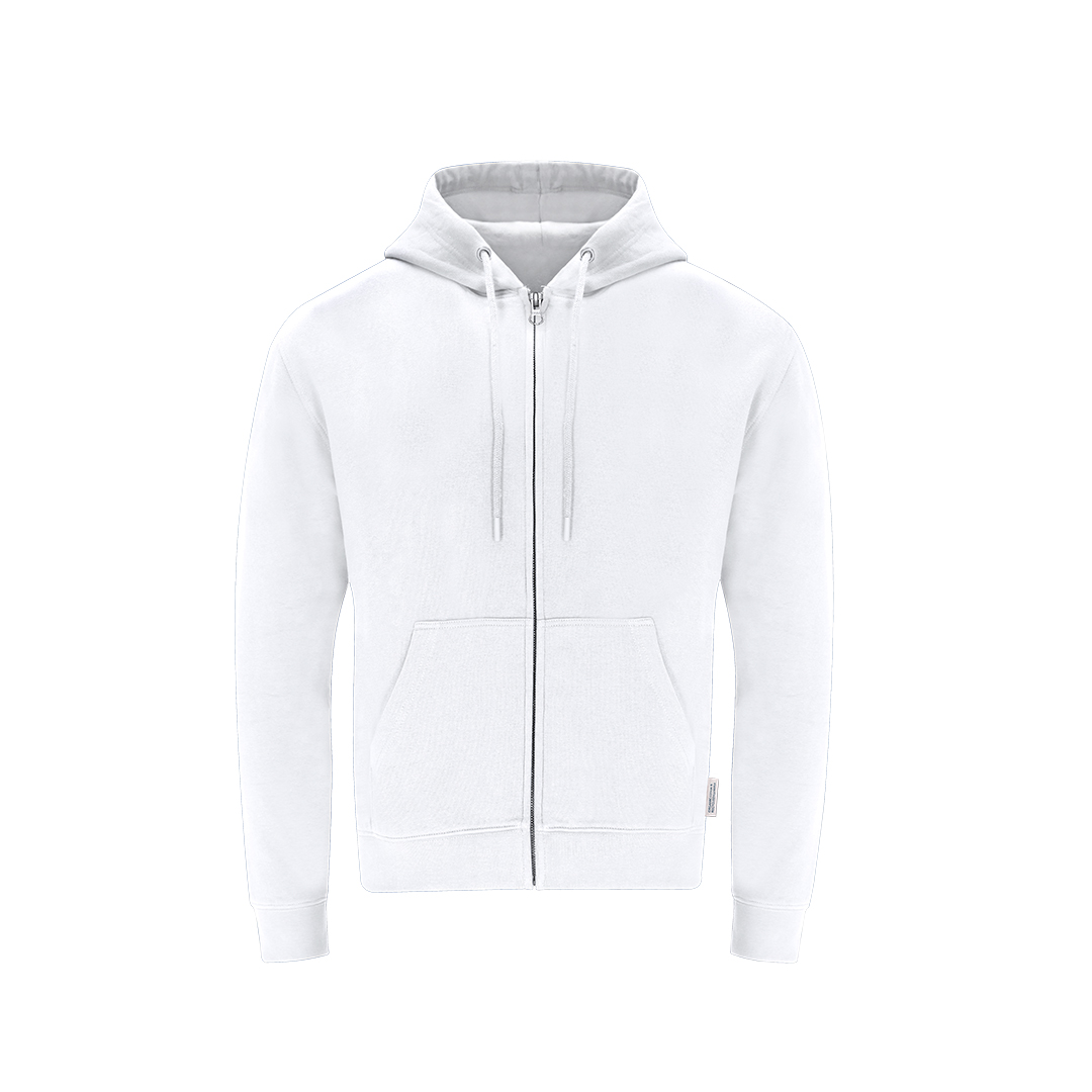 Erwachsene Sweatshirt mit Kapuze + Reißverschluss – Bild 2