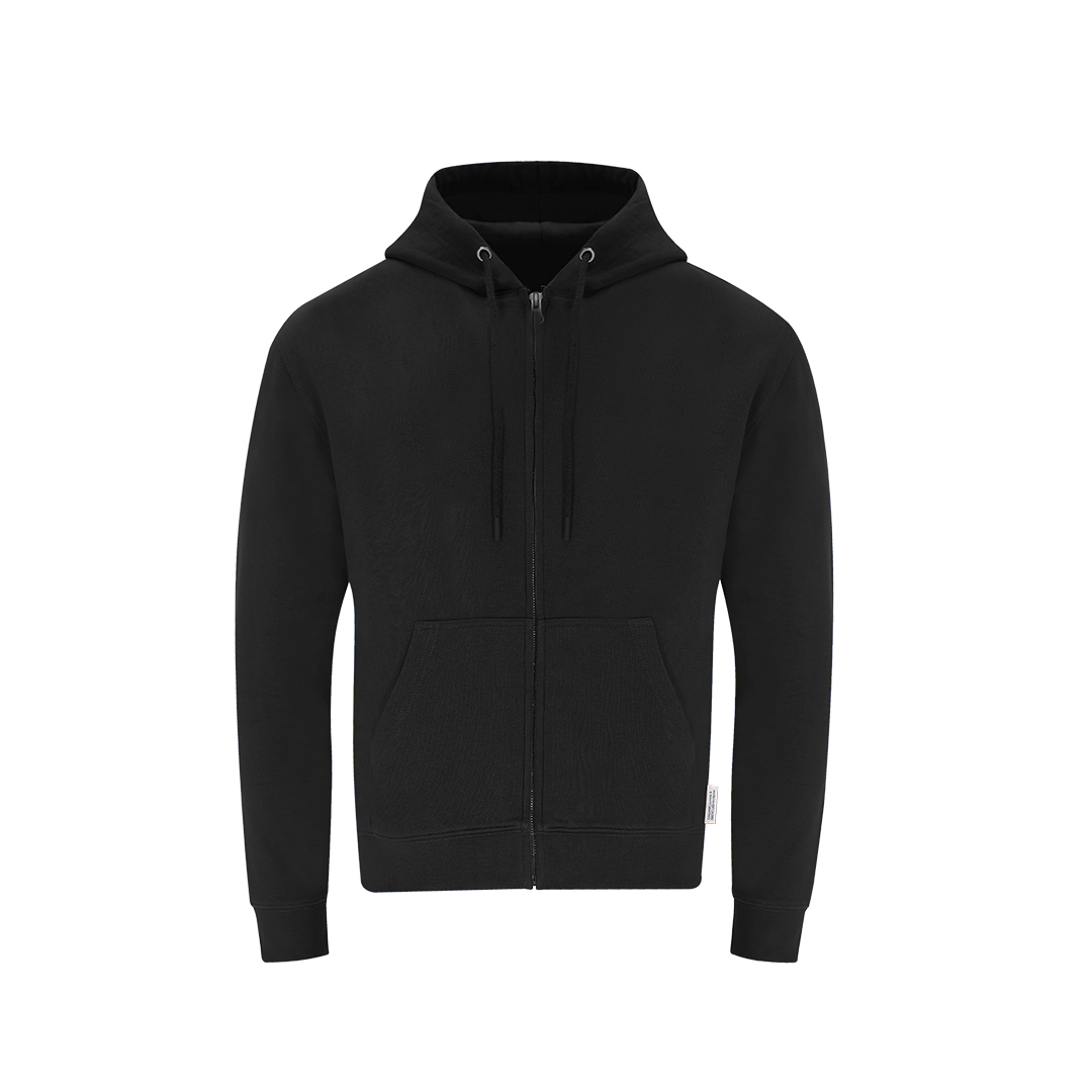 Erwachsene Sweatshirt mit Kapuze + Reißverschluss – Bild 6