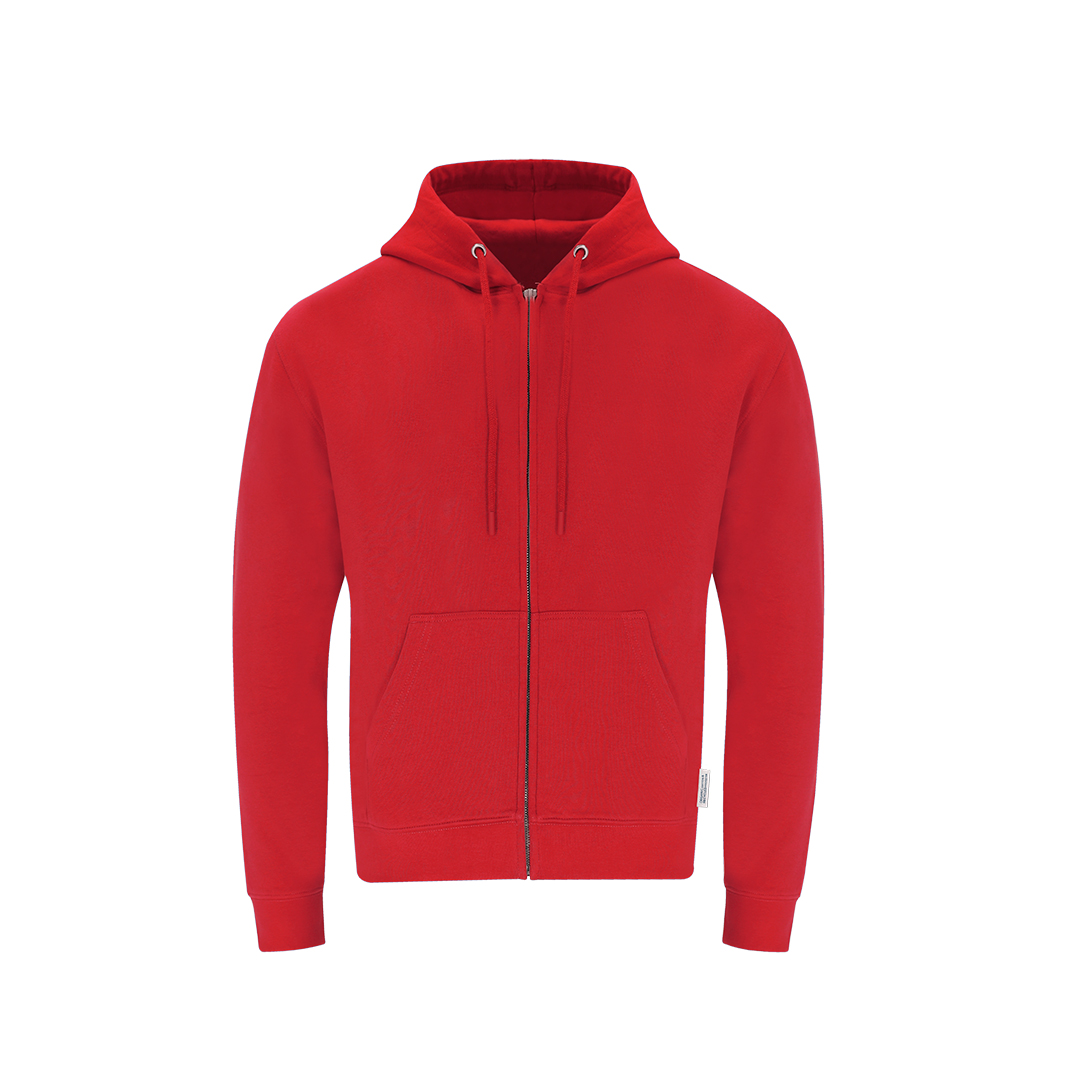 Erwachsene Sweatshirt mit Kapuze + Reißverschluss – Bild 7