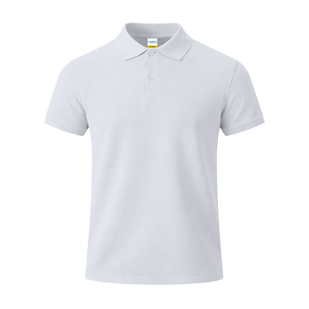 Kinder Weiß Polo-Shirt