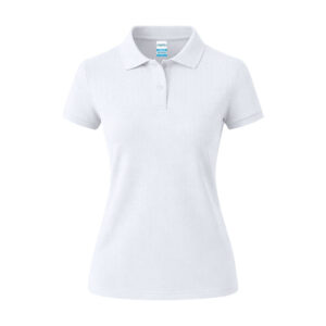Erwachsene Frauen Weiß Polo-Shirt