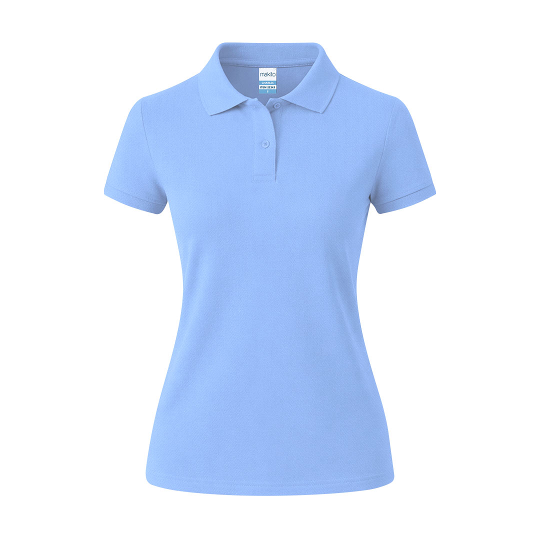 Erwachsene Frauen Farbe Polo-Shirt – Bild 2