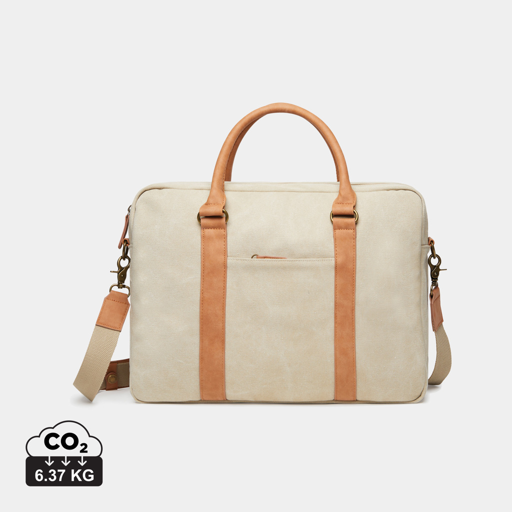 VINGA Bosler Computertasche aus RCS recyceltem Canvas – Bild 2