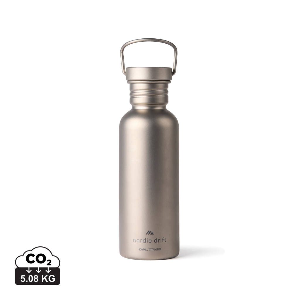 Nordic Drift Trail Ultraleichte Titan-Wasserflasche 600ml