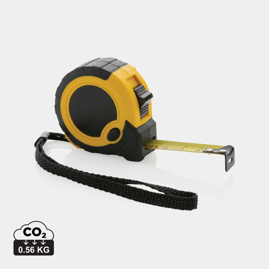 3m/16mm Maßband mit Stop-Taste aus RCS recycelt. Kunststoff – Bild 2