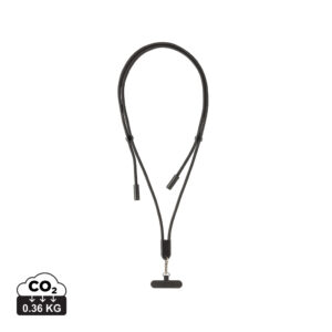 LoopAmp verstellbares 160cm 60W Telefonkabel aus RCS rPET