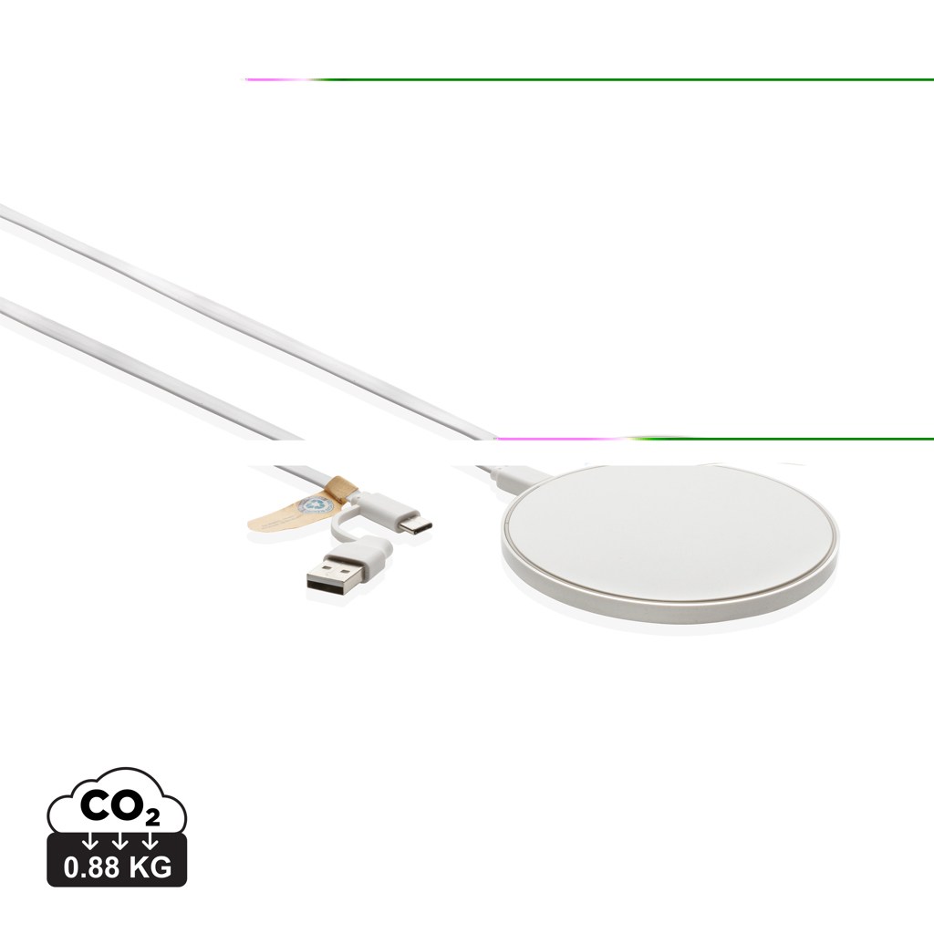 10W Wireless Charger aus RCS Standard recyceltem Kunststoff – Bild 2
