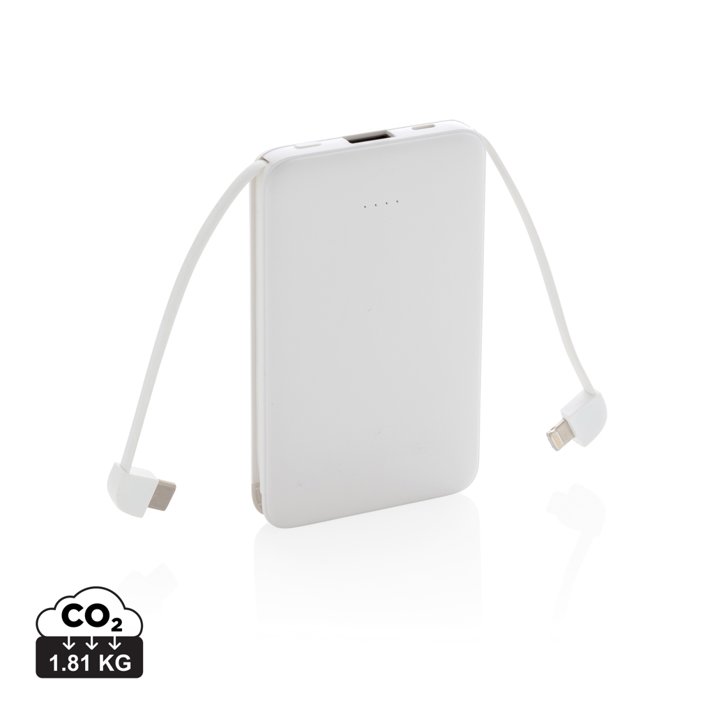 5.000 mAh Powerbank mit integriertem Kabel – Bild 2