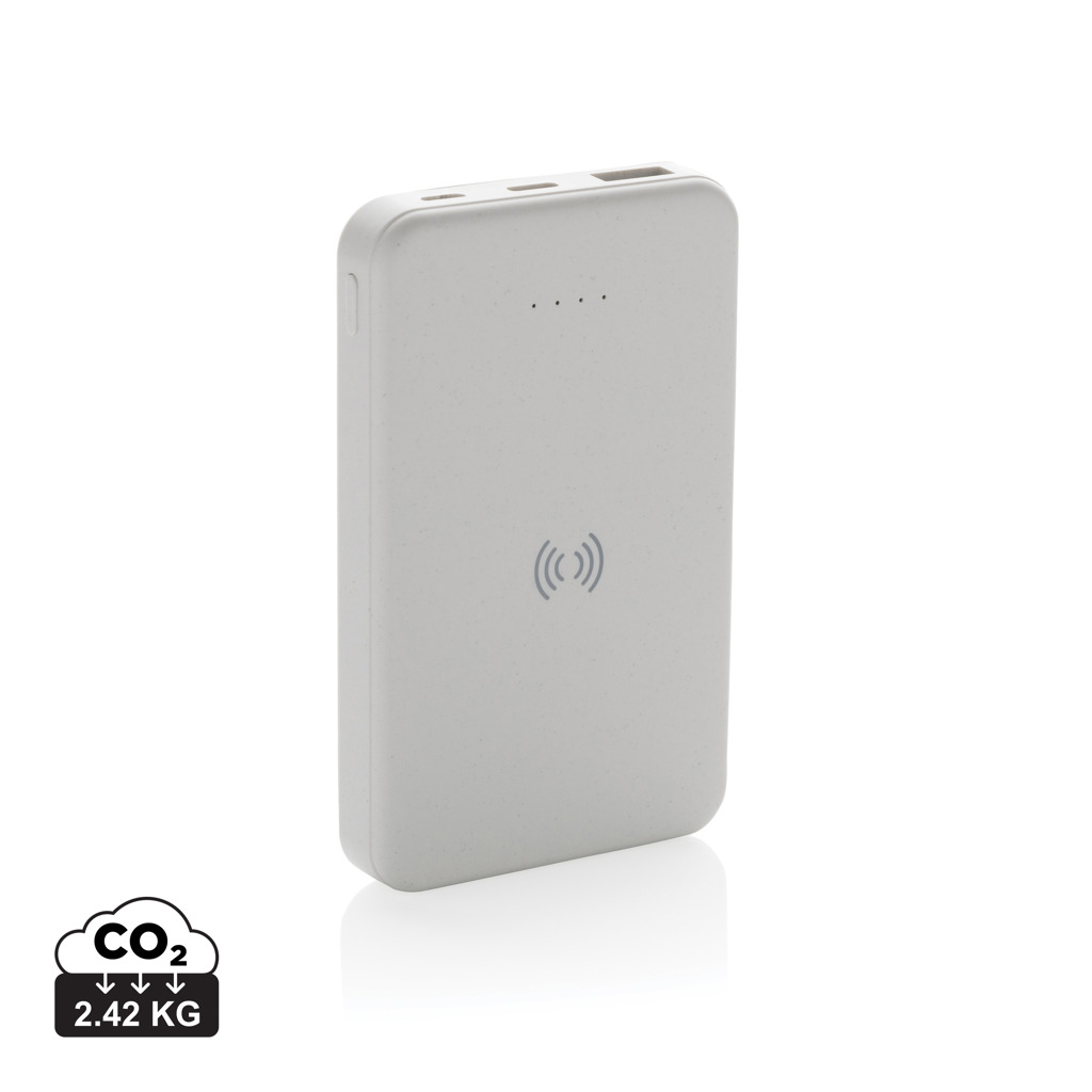 5.000mAh 5W Wireless Powerbank aus RCS recyceltem Kunststoff – Bild 2