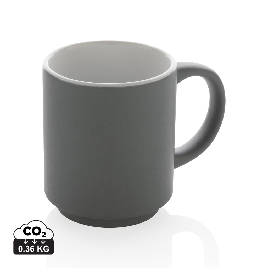 Stapelbare Keramiktasse, 180ml – Bild 2