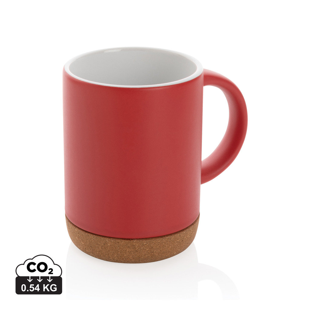 Keramikbecher mit Korkboden, 280ml – Bild 3