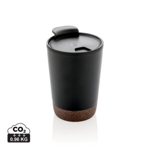 RCS recycelter Edelstahl-Kaffeebecher mit Kork