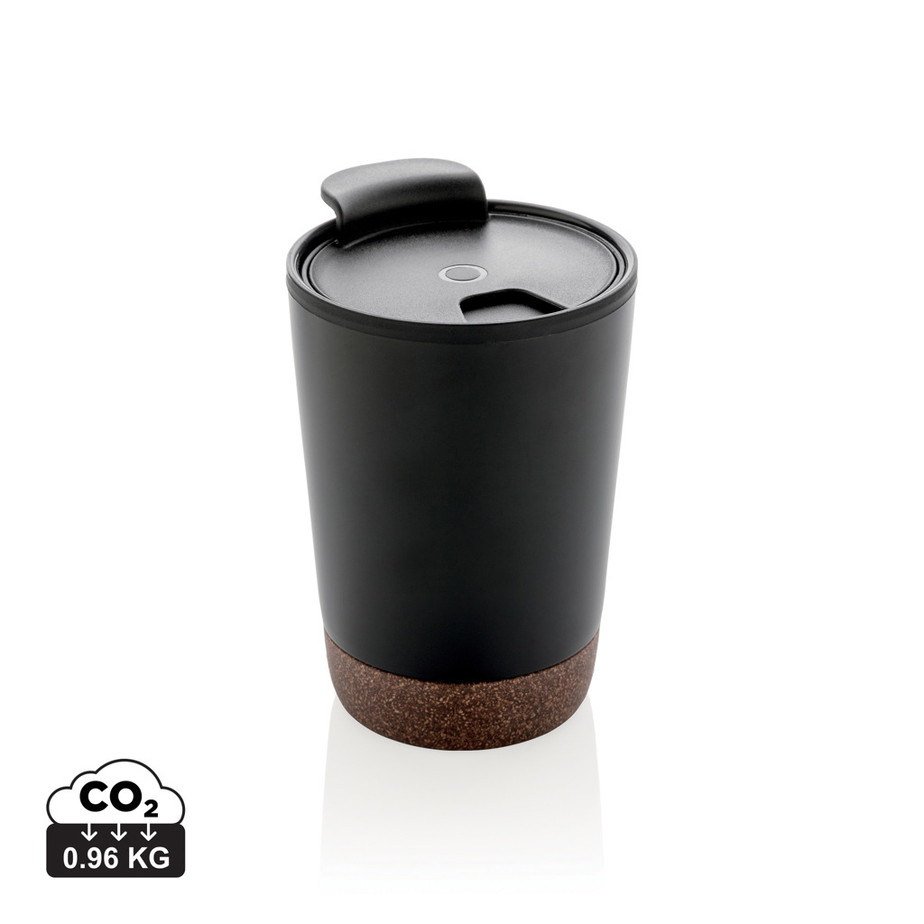 RCS recycelter Edelstahl-Kaffeebecher mit Kork