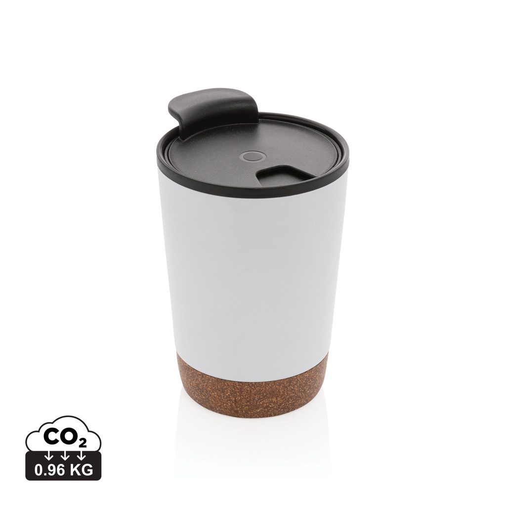 RCS recycelter Edelstahl-Kaffeebecher mit Kork – Bild 3