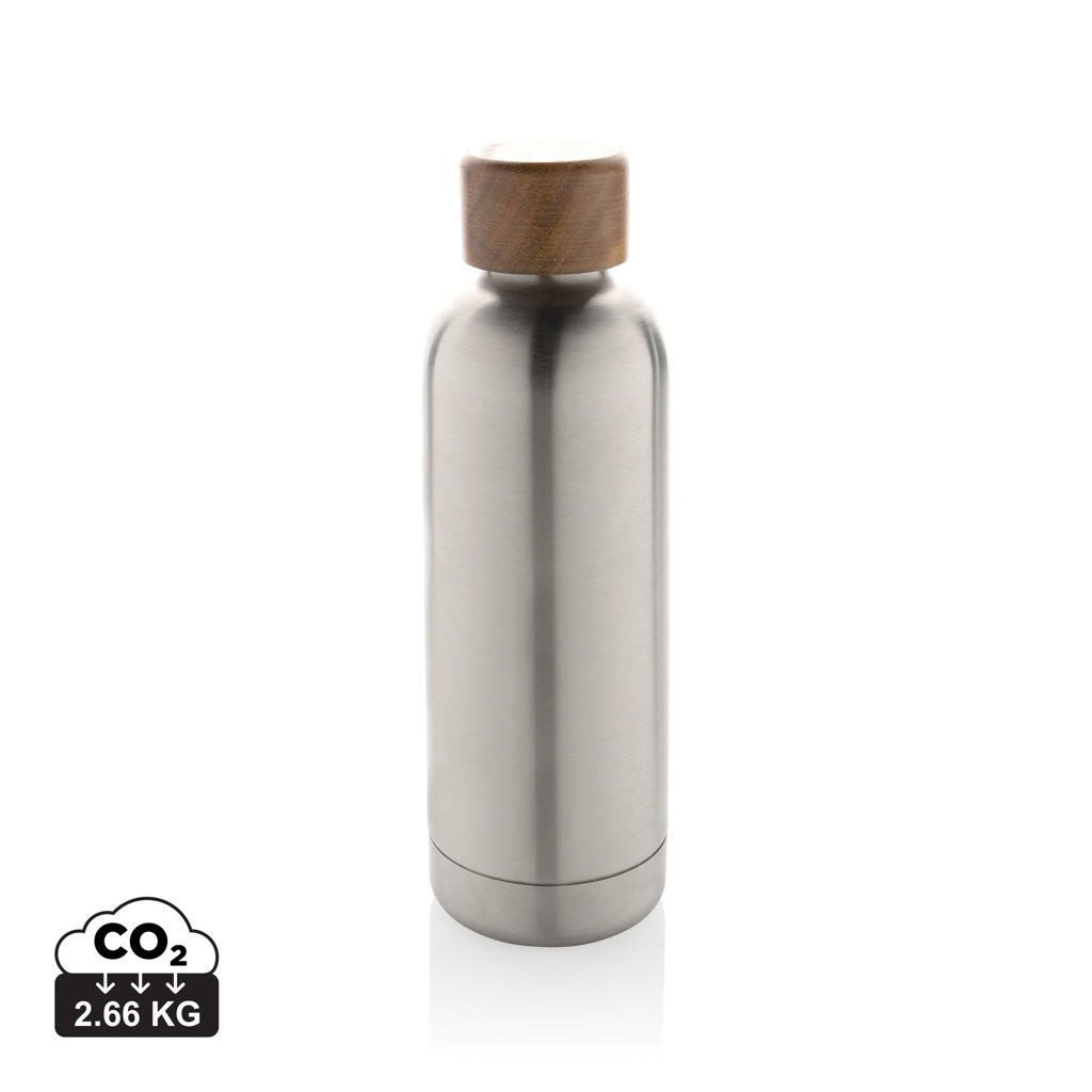 Wood Vakuumflasche aus RCS recyceltem Stainless-Steel – Bild 2
