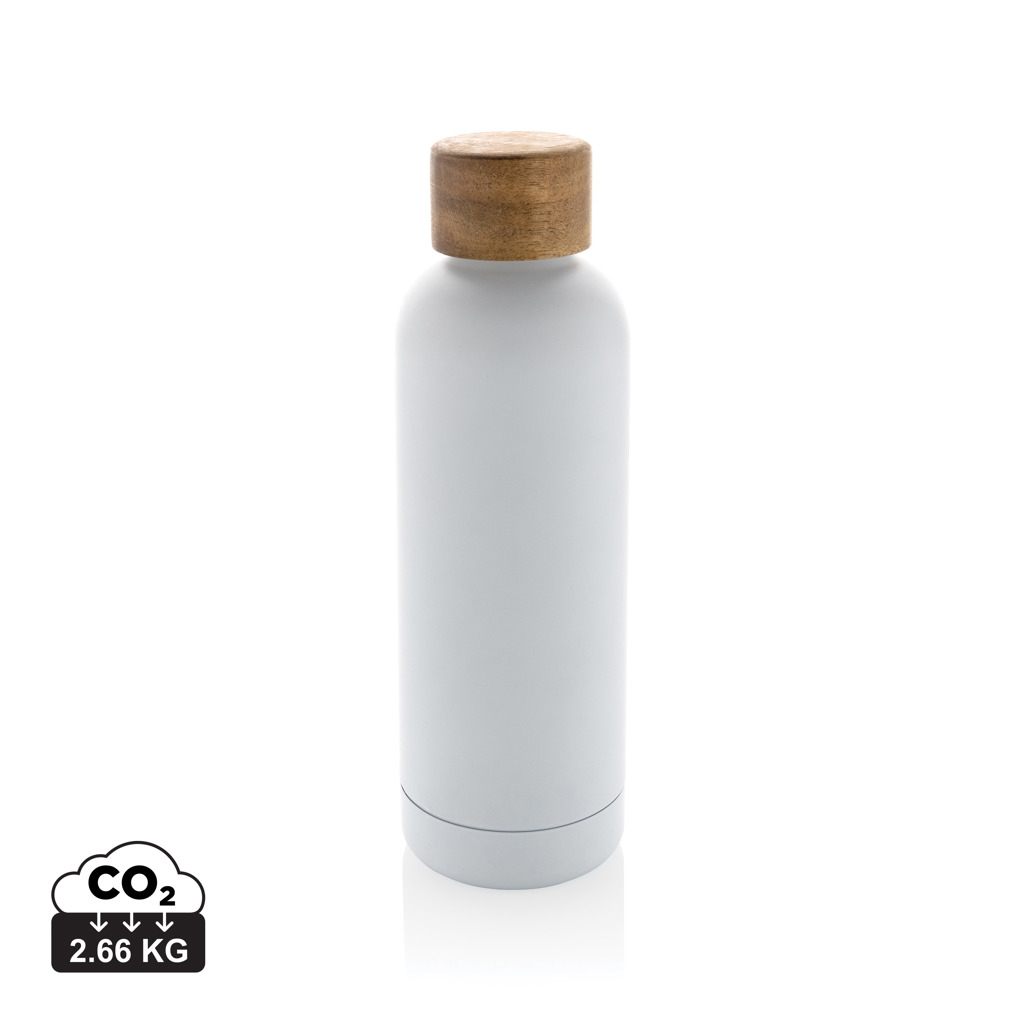 Wood Vakuumflasche aus RCS recyceltem Stainless-Steel – Bild 3