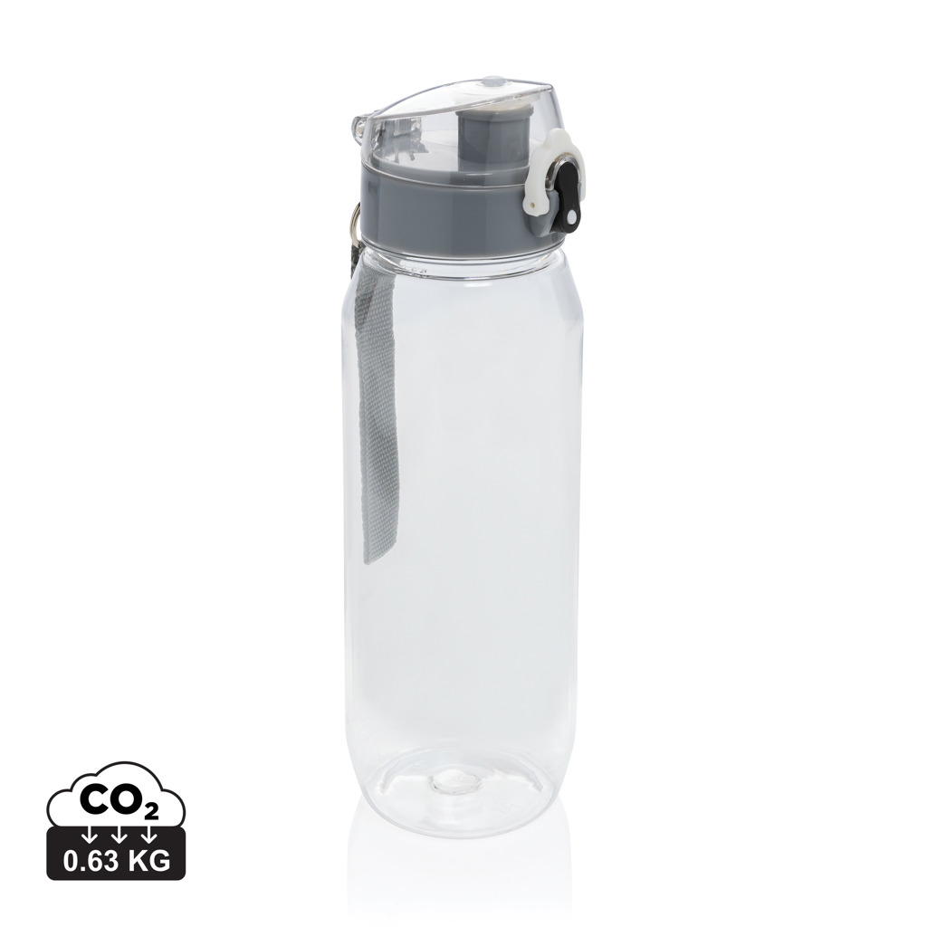 Yide verschließbare Wasserflasche aus RCS rec. PET, 800ml