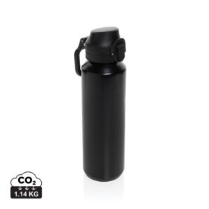Via RCS Re-Steel Sportflasche mit Verschluss, 600ml
