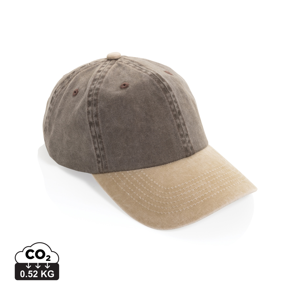 BEAU AWARE™ Two-Tone 6-Panel-Cap aus washed Cotton-Twill – Bild 2