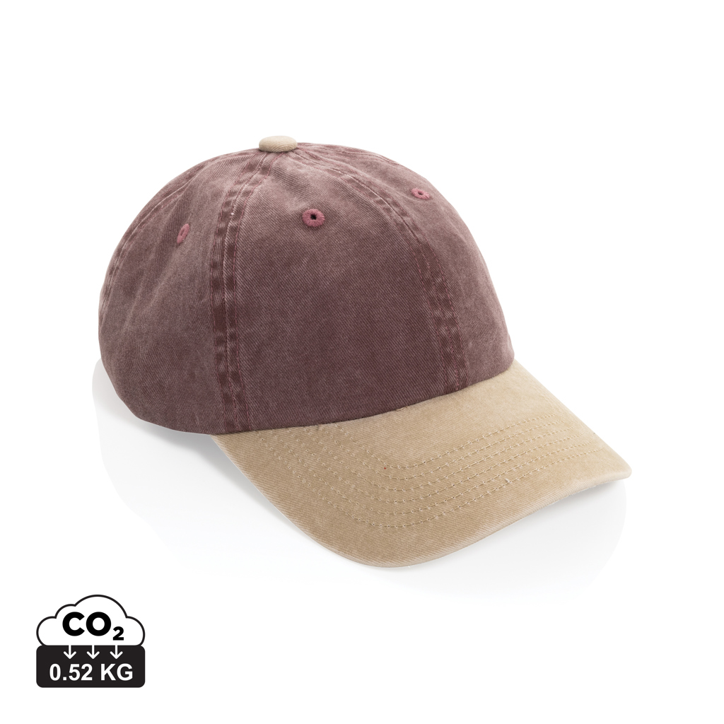 BEAU AWARE™ Two-Tone 6-Panel-Cap aus washed Cotton-Twill – Bild 3