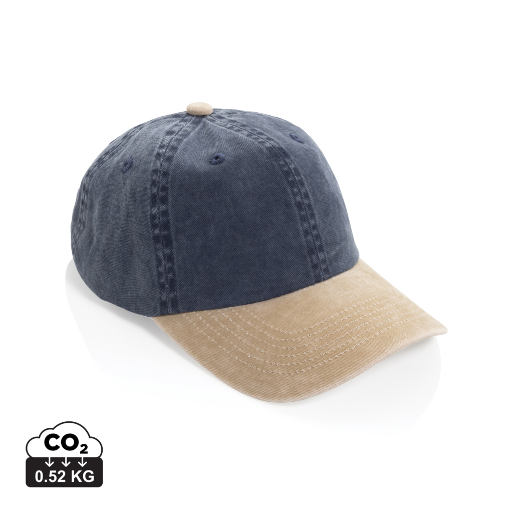 BEAU AWARE™ Two-Tone 6-Panel-Cap aus washed Cotton-Twill – Bild 4