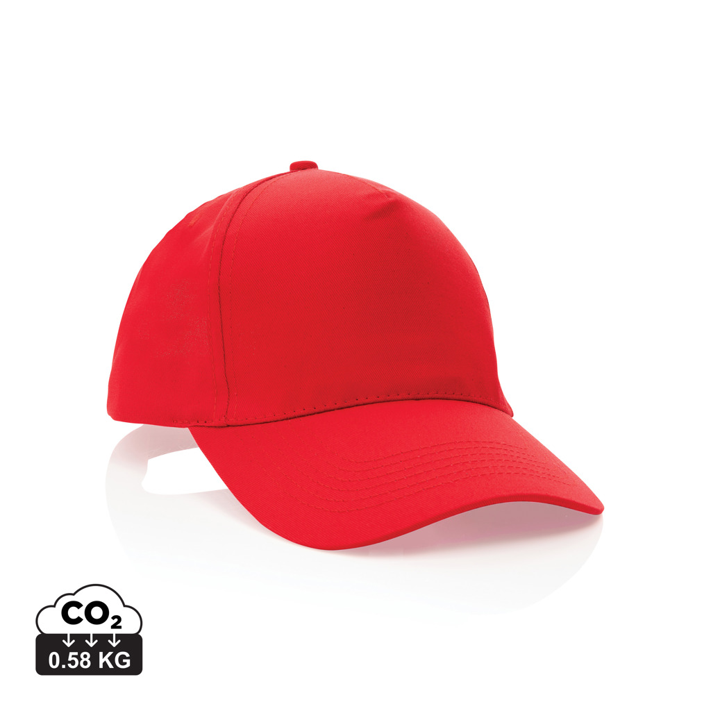 Impact 5 Panel Kappe aus 190gr rCotton mit AWARE™ Tracer – Bild 3