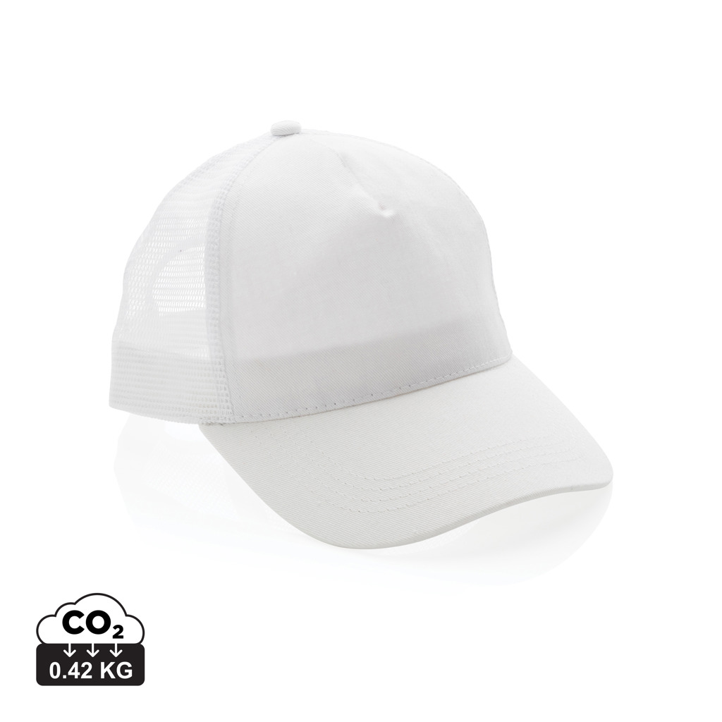 Impact AWARE™ 190gr Brushed rCotton 5 Panel Trucker-Cap – Bild 2