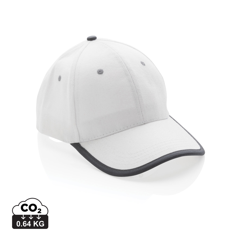 Impact AWARE™ 280gr Brushed rCotton 6 Panel Kontrast-Cap – Bild 2