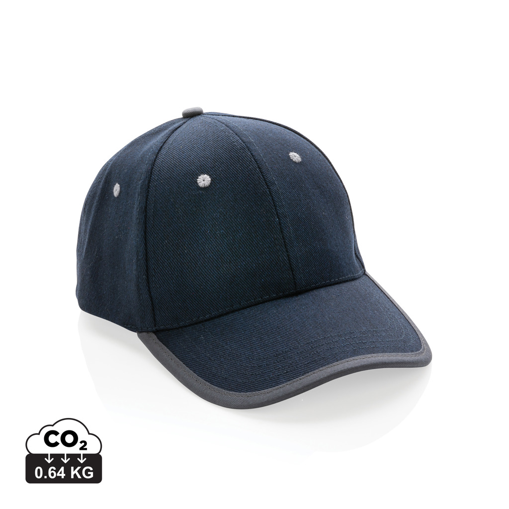 Impact AWARE™ 280gr Brushed rCotton 6 Panel Kontrast-Cap – Bild 3