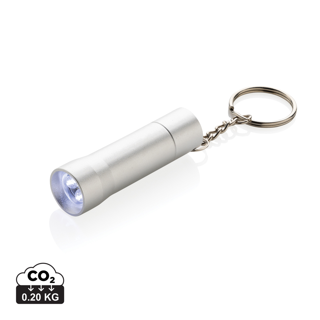 Flash Schlüsselanhänger-Taschenlampe aus RCS rec. Aluminium – Bild 2